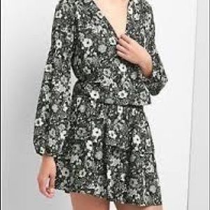 Floral smock waist dress Never worn!!